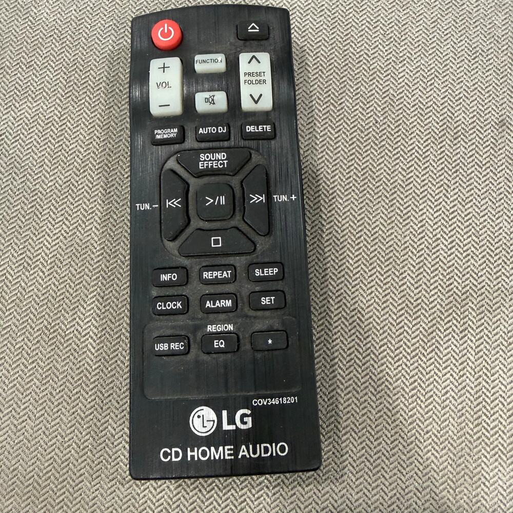 LG CD Home Audio Remote Control COV34618201 OEM Tested Working